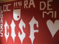 Mural - Graffiti - Pintada - Mural de la Barra: La Guardia Albi Roja Sur • Club: Independiente Santa Fe