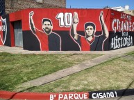 Mural - Graffiti - Pintada - Mural de la Barra: La Hinchada Más Popular • Club: Newell's Old Boys