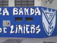 Mural - Graffiti - Pintada - Mural de la Barra: La Pandilla de Liniers &bull; Club: Vélez Sarsfield