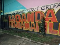 Mural - Graffiti - Pintada - "LA BANDA DEL MORELIA ~ LA FAMOSA BANDA DEL PONIENTE" Mural de la Barra: Locura 81 &bull; Club: Monarcas Morelia