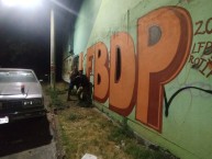 Mural - Graffiti - Pintada - "LA BANDA DEL MORELIA ~ LA FAMOSA BANDA DEL PONIENTE" Mural de la Barra: Locura 81 &bull; Club: Monarcas Morelia