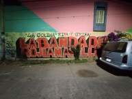 Mural - Graffiti - Pintada - "LA BANDA DEL MORELIA ~ LA FAMOSA BANDA DEL PONIENTE" Mural de la Barra: Locura 81 &bull; Club: Monarcas Morelia