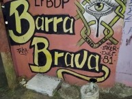 Mural - Graffiti - Pintada - "LA BANDA DEL MORELIA ~ LA FAMOSA BANDA DEL PONIENTE" Mural de la Barra: Locura 81 &bull; Club: Monarcas Morelia