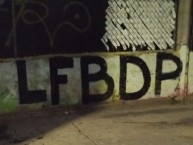 Mural - Graffiti - Pintada - "LA BANDA DEL MORELIA ~ LA FAMOSA BANDA DEL PONIENTE" Mural de la Barra: Locura 81 &bull; Club: Monarcas Morelia