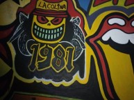 Mural - Graffiti - Pintada - "LA BANDA DEL MORELIA ~ LA FAMOSA BANDA DEL PONIENTE" Mural de la Barra: Locura 81 &bull; Club: Monarcas Morelia