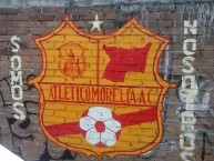 Mural - Graffiti - Pintada - "LA BANDA DEL MORELIA ~ LA FAMOSA BANDA DEL PONIENTE" Mural de la Barra: Locura 81 &bull; Club: Monarcas Morelia