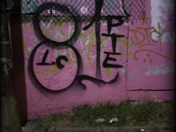 Mural - Graffiti - Pintada - "LA BANDA DEL MORELIA ~ LA FAMOSA BANDA DEL PONIENTE" Mural de la Barra: Locura 81 &bull; Club: Monarcas Morelia