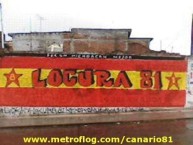 Mural - Graffiti - Pintada - "LA BANDA DEL MORELIA ~ LA FAMOSA BANDA DEL PONIENTE" Mural de la Barra: Locura 81 &bull; Club: Monarcas Morelia