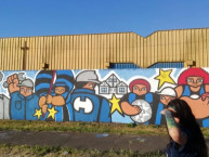 Mural - Graffiti - Pintadas - Mural de la Barra: Los Acereros &bull; Club: Huachipato &bull; País: Chile