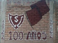 Mural - Graffiti - Pintada - Mural de la Barra: Los Borrachos de Luján &bull; Club: Luján Sport Club