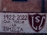 Mural - Graffiti - Pintada - Mural de la Barra: Los Borrachos de Luján &bull; Club: Luján Sport Club