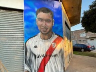 Mural - Graffiti - Pintada - Mural de la Barra: Los Borrachos del Tablón • Club: River Plate