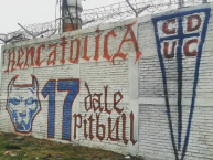 Mural - Graffiti - Pintada - Mural de la Barra: Los Cruzados • Club: Universidad Católica