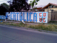 Mural - Graffiti - Pintada - Mural de la Barra: Los Cruzados • Club: Universidad Católica