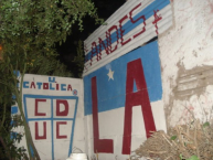 Mural - Graffiti - Pintadas - Mural de la Barra: Los Cruzados • Club: Universidad Católica • País: Chile