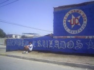 Mural - Graffiti - Pintada - Mural de la Barra: Los Cruzados • Club: Universidad Católica