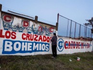 Mural - Graffiti - Pintada - Mural de la Barra: Los Cruzados • Club: Universidad Católica