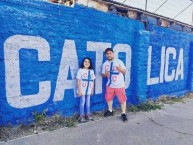 Mural - Graffiti - Pintada - Mural de la Barra: Los Cruzados • Club: Universidad Católica