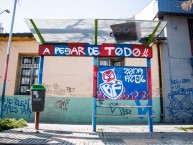 Mural - Graffiti - Pintada - Mural de la Barra: Los de Abajo • Club: Universidad de Chile - La U