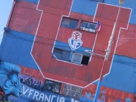 Mural - Graffiti - Pintadas - "VF, Villa francia mural" Mural de la Barra: Los de Abajo &bull; Club: Universidad de Chile - La U &bull; País: Chile