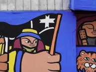 Mural - Graffiti - Pintada - Mural de la Barra: Los del Foro &bull; Club: Universidad de Concepción