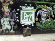 Mural - Graffiti - Pintadas - Mural de la Barra: Los del Sur • Club: Atlético Nacional • País: Colombia