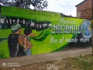 Mural - Graffiti - Pintada - Mural de la Barra: Los del Sur • Club: Atlético Nacional