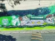 Mural - Graffiti - Pintada - Mural de la Barra: Los del Sur • Club: Atlético Nacional