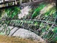 Mural - Graffiti - Pintada - Mural de la Barra: Los del Sur • Club: Atlético Nacional