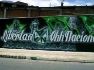 Mural - Graffiti - Pintada - Mural de la Barra: Los del Sur • Club: Atlético Nacional