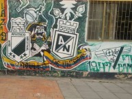 Mural - Graffiti - Pintada - Mural de la Barra: Los del Sur • Club: Atlético Nacional