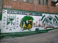 Mural - Graffiti - Pintada - Mural de la Barra: Los del Sur • Club: Atlético Nacional