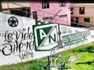 Mural - Graffiti - Pintadas - "Antioquia" Mural de la Barra: Los del Sur • Club: Atlético Nacional • País: Colombia