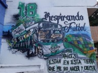 Mural - Graffiti - Pintada - Mural de la Barra: Los del Sur • Club: Atlético Nacional