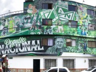 Mural - Graffiti - Pintadas - Mural de la Barra: Los del Sur • Club: Atlético Nacional • País: Colombia