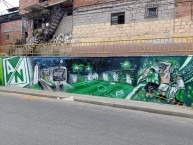 Mural - Graffiti - Pintada - Mural de la Barra: Los del Sur • Club: Atlético Nacional