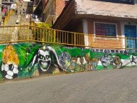 Mural - Graffiti - Pintada - Mural de la Barra: Los del Sur • Club: Atlético Nacional