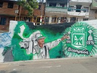 Mural - Graffiti - Pintada - Mural de la Barra: Los del Sur • Club: Atlético Nacional