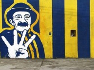 Mural - Graffiti - Pintada - Mural de la Barra: Los Guerreros • Club: Rosario Central