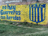 Mural - Graffiti - Pintada - Mural de la Barra: Los Guerreros &bull; Club: Rosario Central