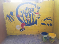 Mural - Graffiti - Pintadas - Mural de la Barra: Los Guerreros &bull; Club: Rosario Central &bull; País: Argentina