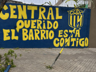 Mural - Graffiti - Pintadas - Mural de la Barra: Los Guerreros &bull; Club: Rosario Central &bull; País: Argentina