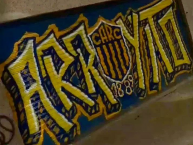 Mural - Graffiti - Pintada - Mural de la Barra: Los Guerreros • Club: Rosario Central