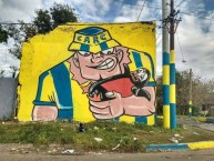 Mural - Graffiti - Pintadas - Mural de la Barra: Los Guerreros &bull; Club: Rosario Central &bull; País: Argentina