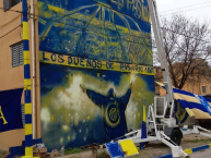 Mural - Graffiti - Pintada - Mural de la Barra: Los Guerreros &bull; Club: Rosario Central