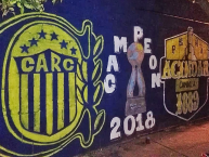 Mural - Graffiti - Pintada - Mural de la Barra: Los Guerreros &bull; Club: Rosario Central