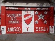 Mural - Graffiti - Pintada - Mural de la Barra: Los Ninjas • Club: Argentinos Juniors