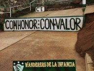 Mural - Graffiti - Pintada - Mural de la Barra: Los Panzers • Club: Santiago Wanderers