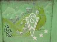 Mural - Graffiti - Pintada - "Mural" Mural de la Barra: Los Panzers • Club: Santiago Wanderers