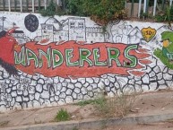 Mural - Graffiti - Pintada - Mural de la Barra: Los Panzers • Club: Santiago Wanderers